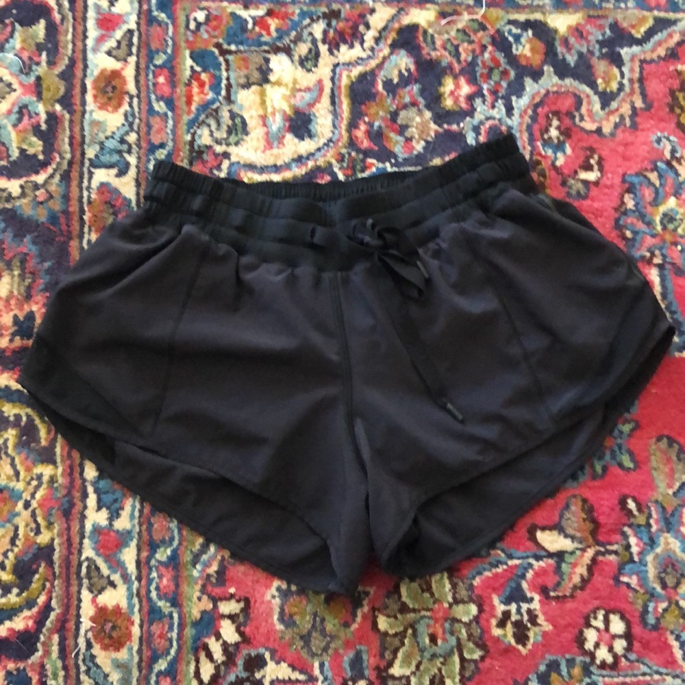 Black hotty hot shorts with built in underwear